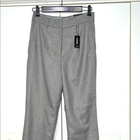 High Waisted Tapered Flannel Ankle Pant NWT size 4 - Picture 5 of 6